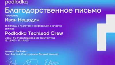 Podlodka TechLead Crew 2023 featured image